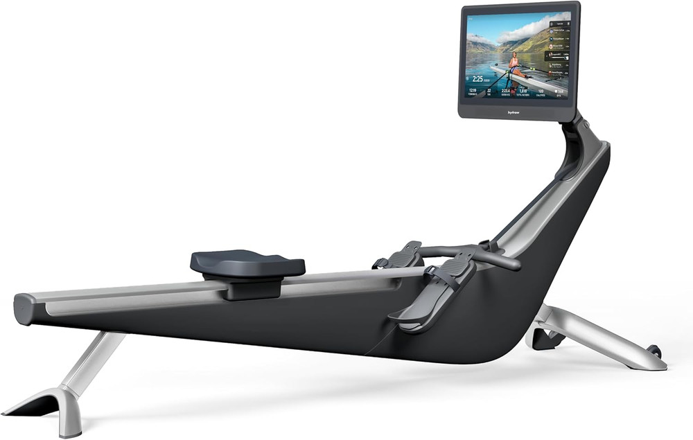 Pro Rowing Machine with Immersive 22" HD Rotating Screen - Stows Upright | Live