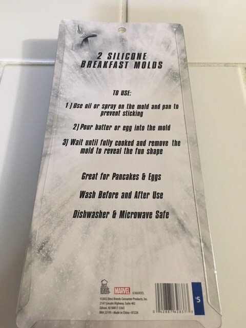 Wakanda Forever 2-Pack Silicone Breakfast Molds