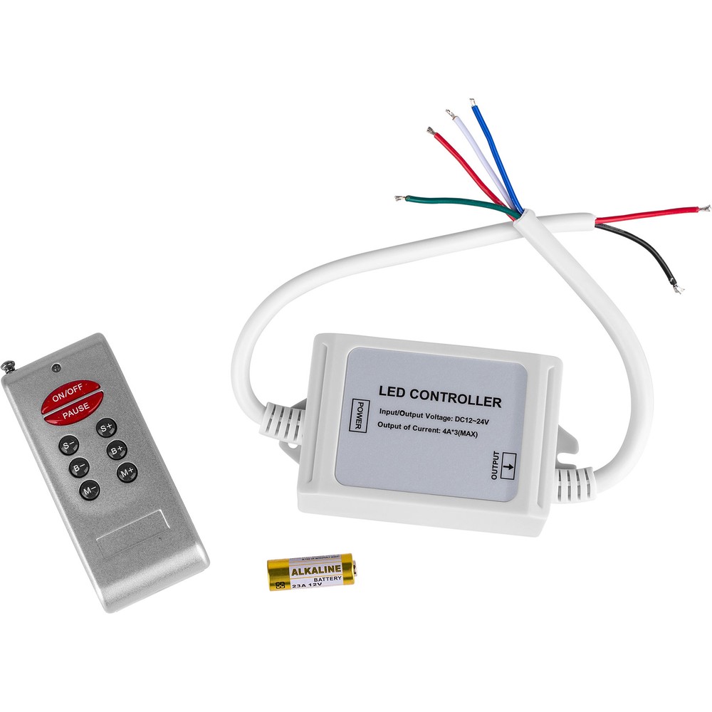 Outdoor RGB LED Light Strip Controller with RF Remote