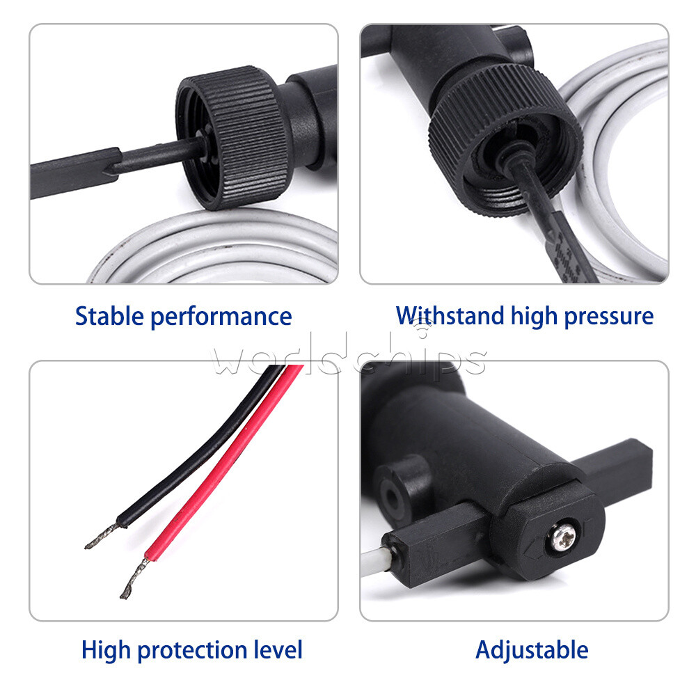 100V Water Level Control Float Level Switch Water Flow Detector Level Sensor