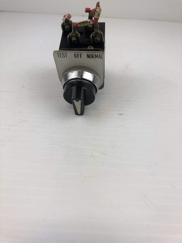 Fuji 70C-IB Selector Switch Black 70C-IA Test Off Normal Selector 600V