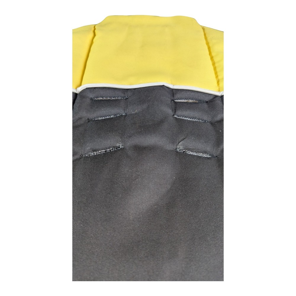Baby Trend Car Seat Cover Yellow From Jogging Stroller Triangular Handle Fabric