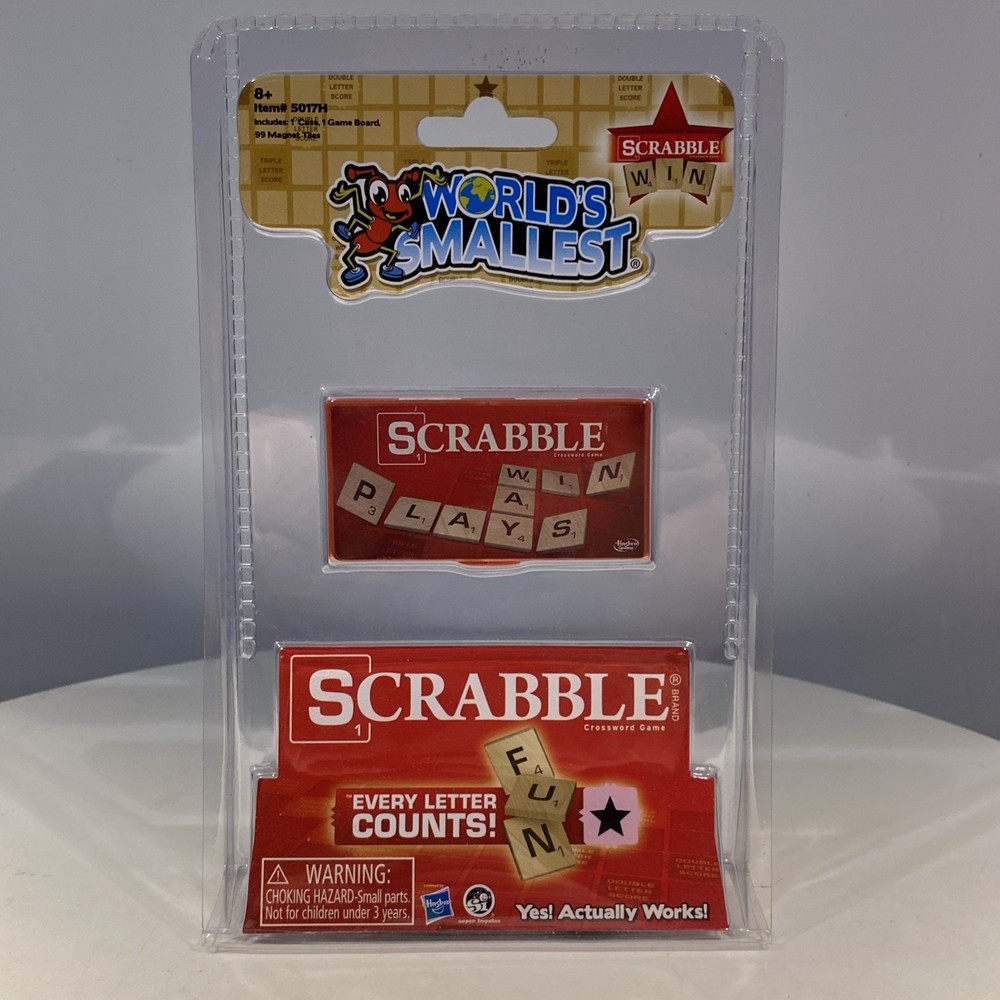 World's Smallest Hasbro Scrabble New