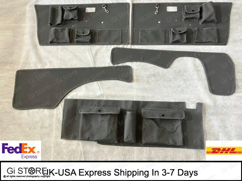 1986-95 Suzuki Samurai front,side and rear panel set(Soft top model) Grey CANVAS