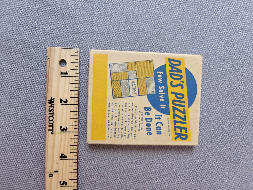 Vintage Moving Day Puzzle Brain Game