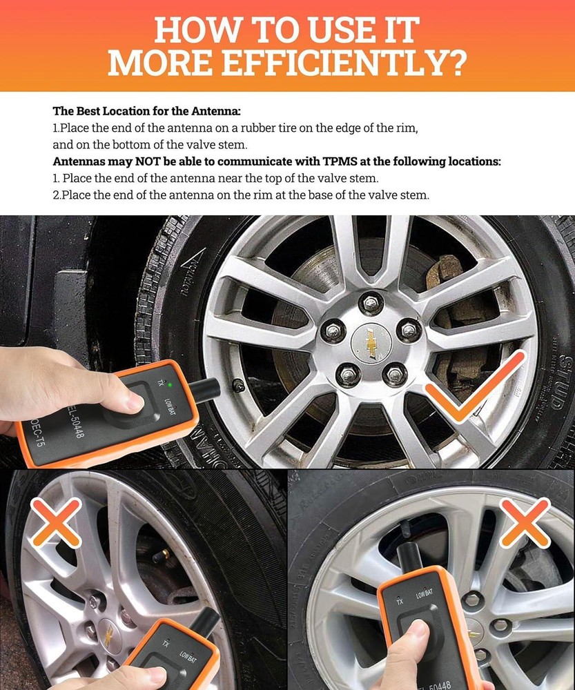 Universal Tpms Relearn Tool,system Programming Training,oec-t5 Tire Pressure Mon