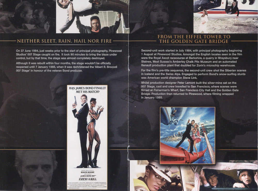 No Disc 007 A View To A Kill (2006) Ultimate Edition Information Booklet