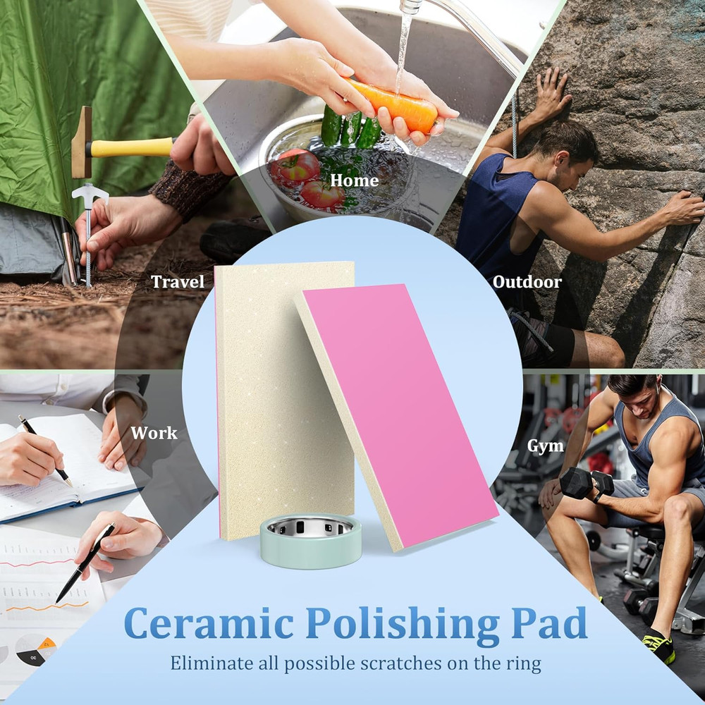 Polishing Pad Designed for Oura Ring 4 Ceramic, [Scratch Remover] [Restore Finis