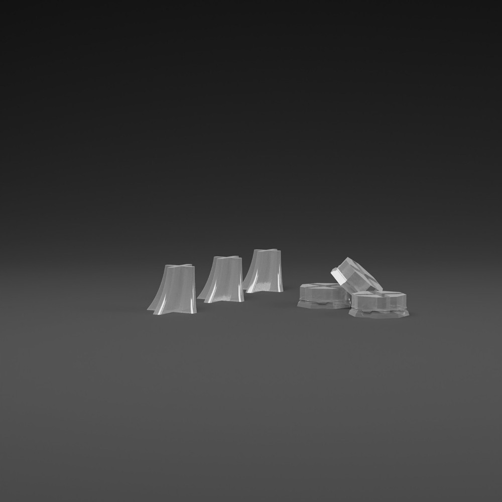 Flight Stands and Hover Stands for Wargaming Vehicles - Small Medium Tall