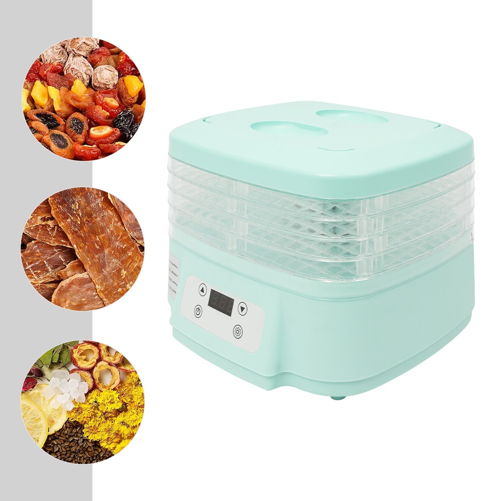 5 Trays Food Dehydrator Machine, Adjustable Timer Fruit Drying Machine