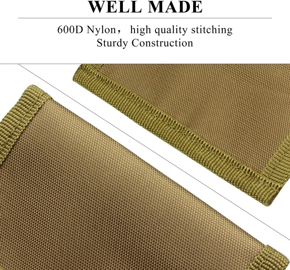 Kosibate Speedloader Pouch Case Holder Nylon Tactical Double Tan