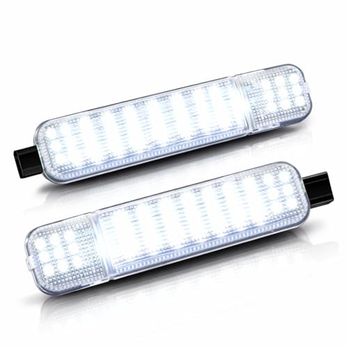 LED Interior Door Light, Door Panel Courtesy Warning Light White 2 PCS White