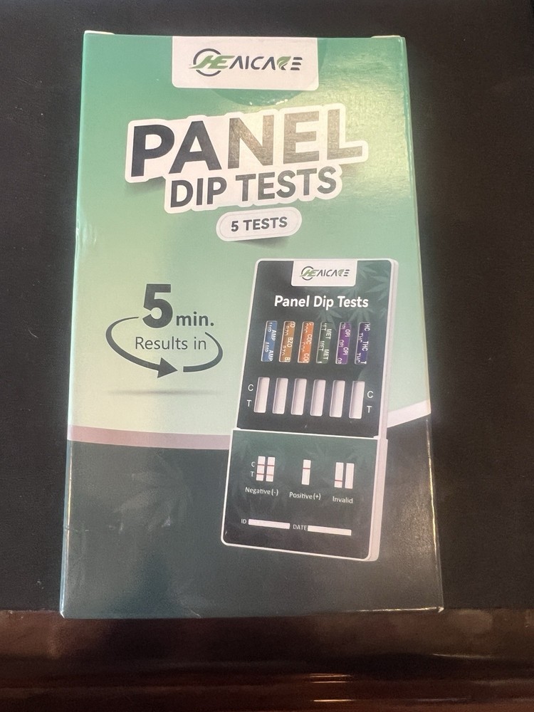 (5 pack) 6 Panel Urine Multi-Drug Test Dip Card