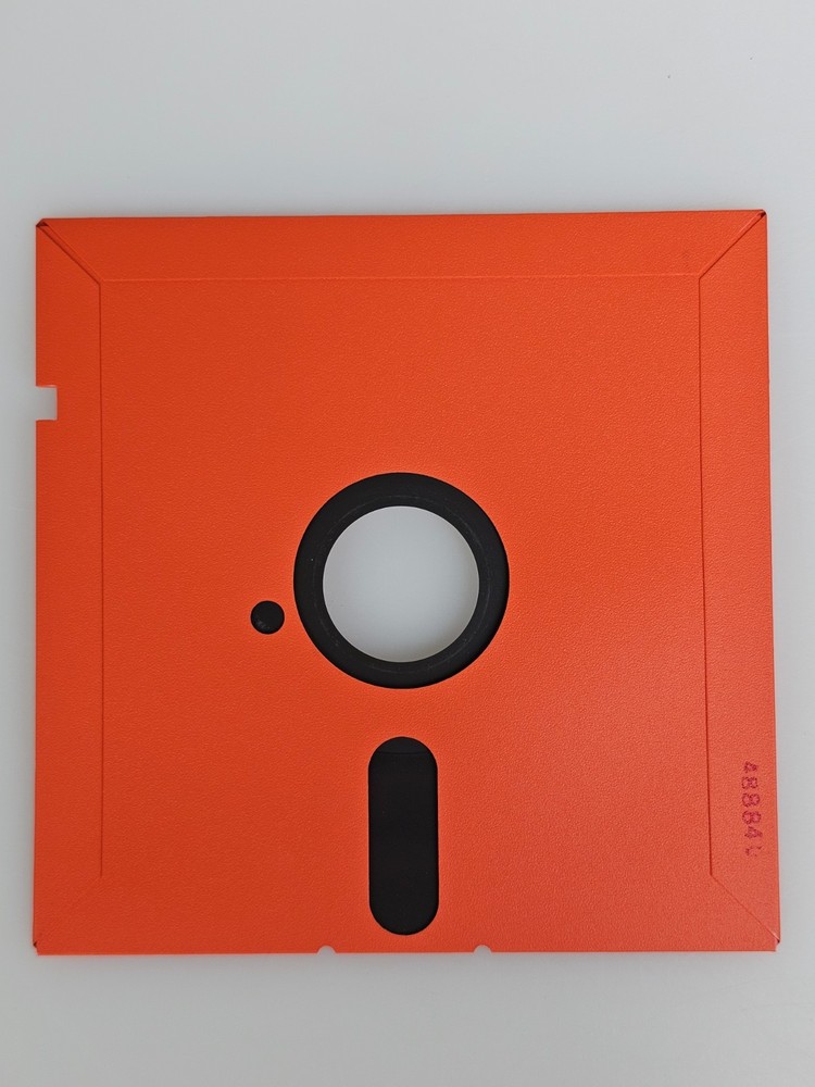 Orange Egghead Discount Software Smart Sector Floppy Disk Diskette