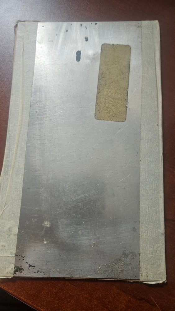 Original Very Early M151 data plate Original Military Issue ~8" Tall