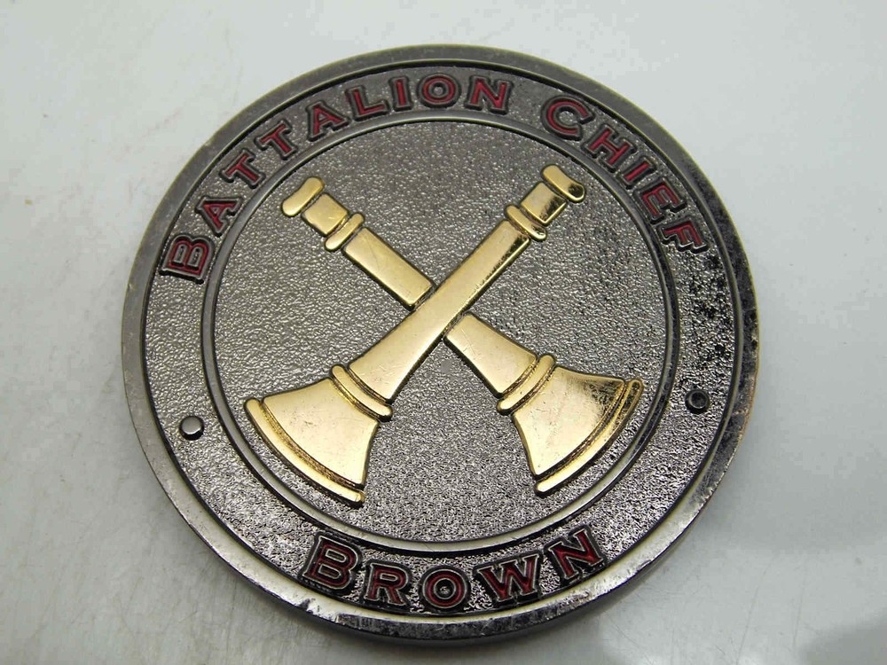 BATTALION CHIEF BROWN CHALLENGE COIN