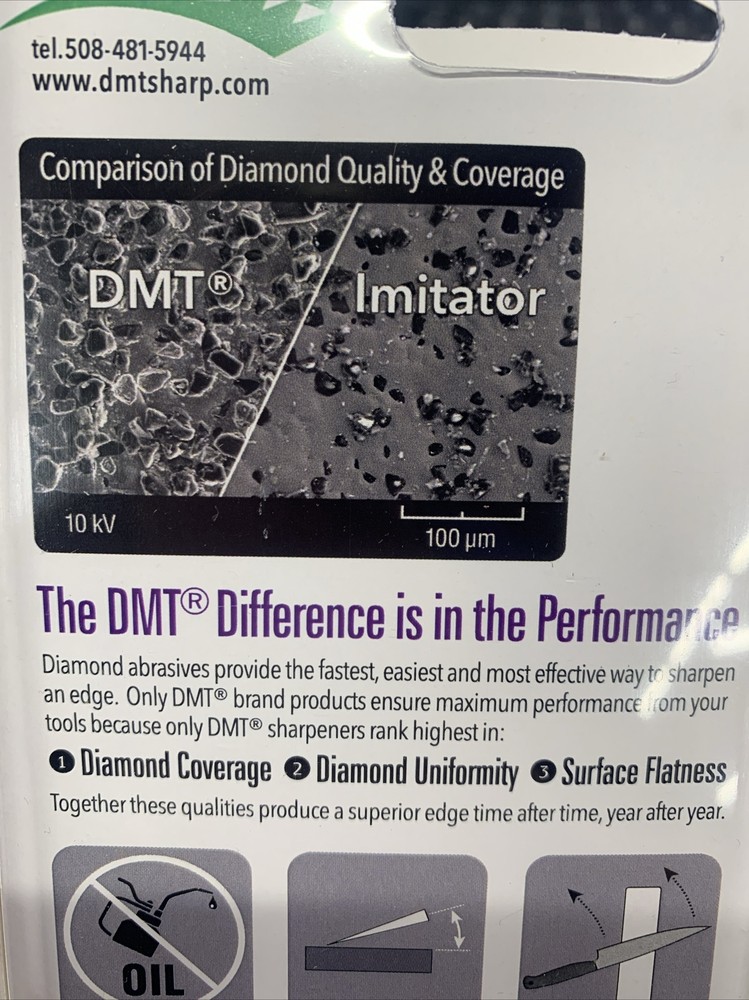 DMT Diamond Sharpener Extra Coarse Leather Sheath 4" W4X