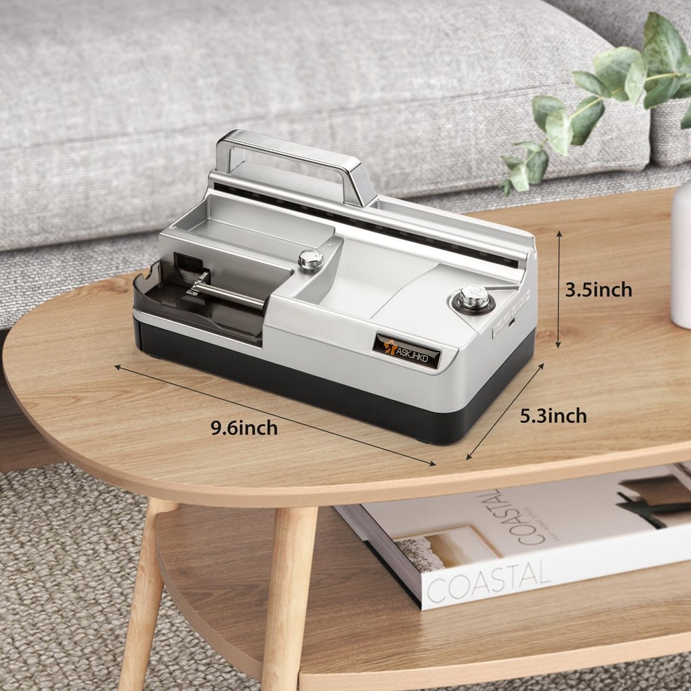 Electric Cigarette Rolling Machine, Automatic Cones Loader, Mini Portable Pre...
