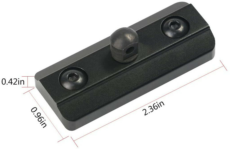 Aluminum M-Rail Bipod Adapter Mount Rail Adaptor