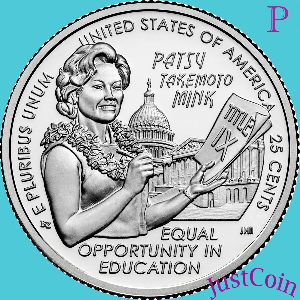 2024-P PATSY TAKEMOTO MINK AMERICAN WOMEN UNCIRCULATED QUARTER