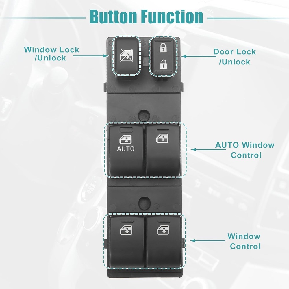 Front Left Driver Side Power Window Switch Fit for Subaru Forester 2014-2016