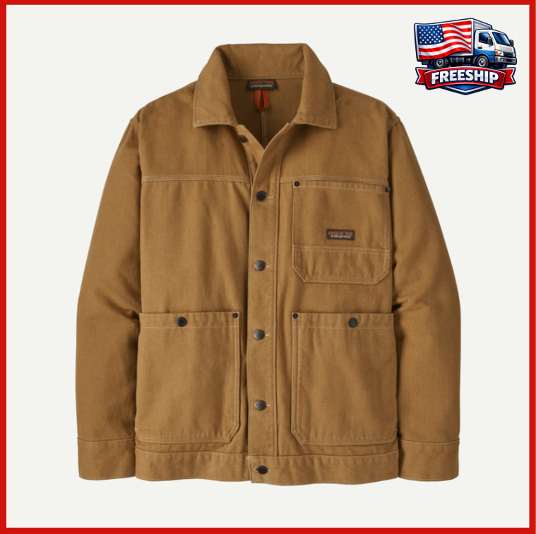 Men's Iron Forge Canvas Chore Coat Coriander Brown