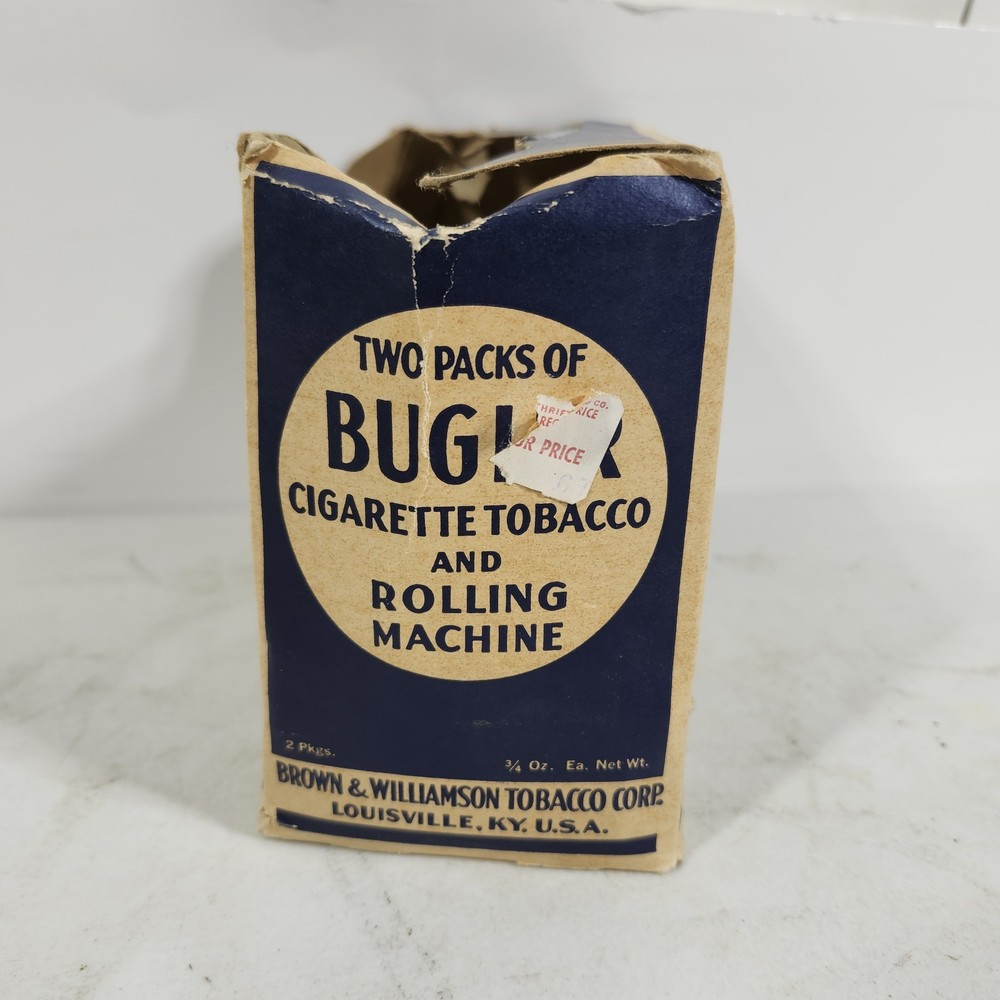 Vintage Bugler Thrift Kit Cigarette Rolling Machine in Original Box