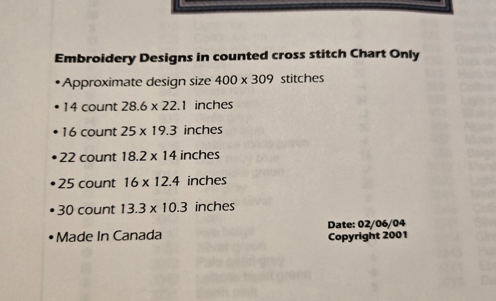 Classic Cross Stitch Pattern - Confiscation
