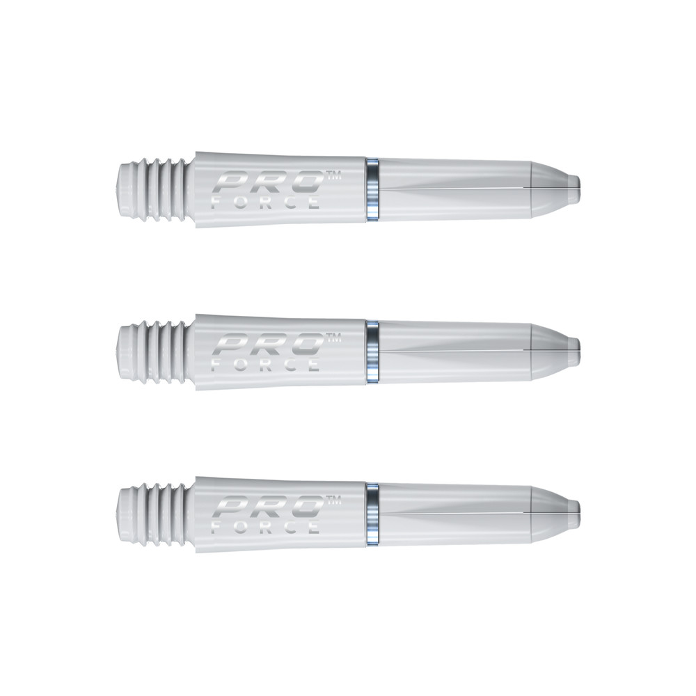 Winmau Pro-Force Dart Shafts White - Ex Short