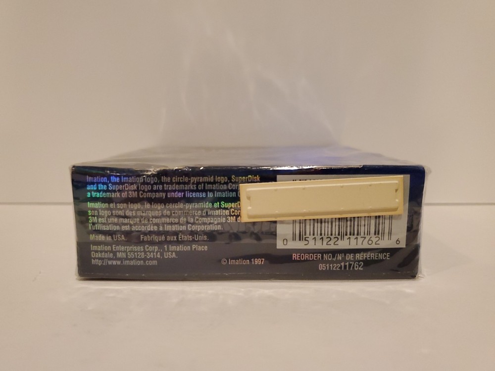 Imation Super Disk 120 MB 3 Pack Brand New Sealed LS-120