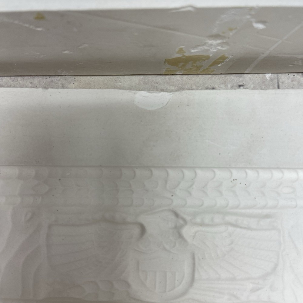 Ceramic Slip Casting Mold Square Eagle Planter #272