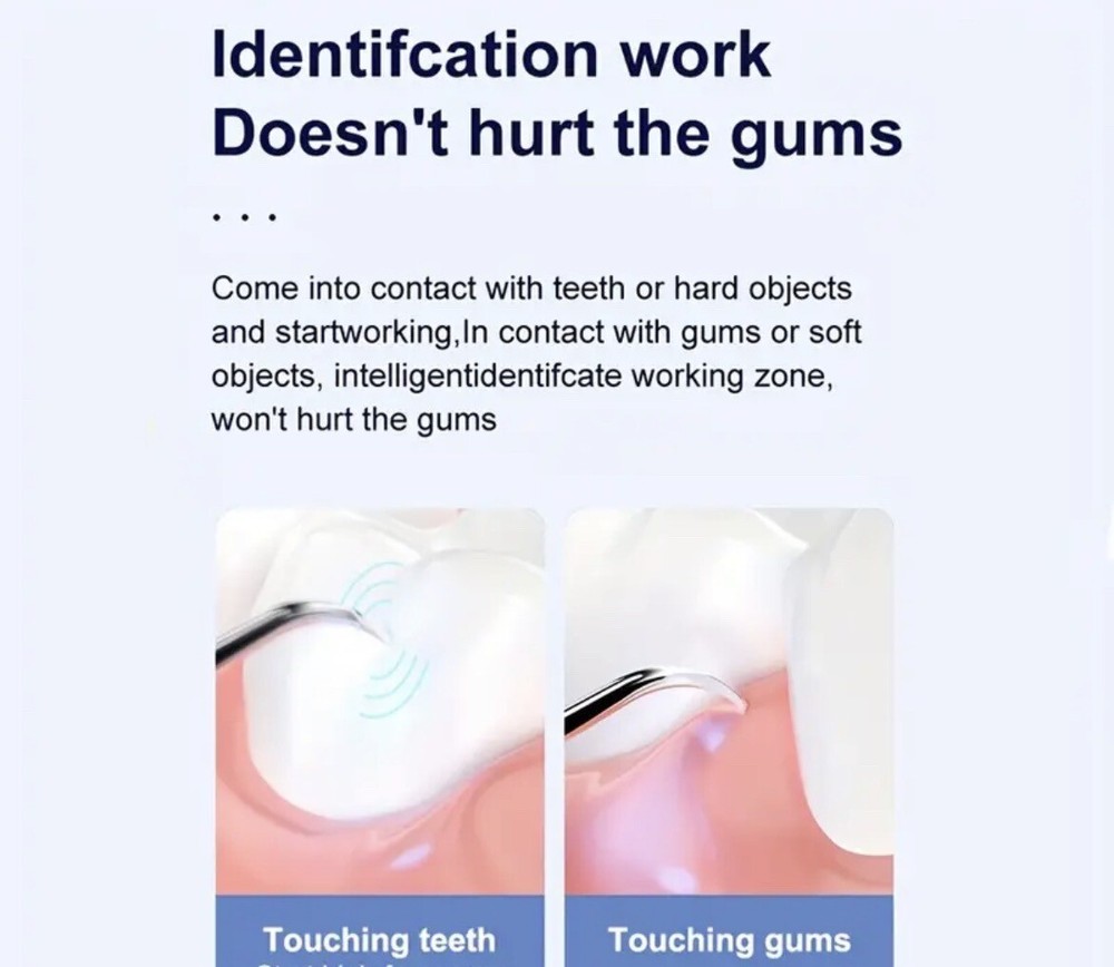 Electric Rechargeable Plaque Remover for Teeth,Teeth Cleaning kit with LED Light