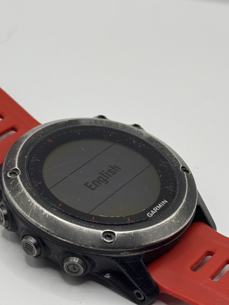 Garmin Fenix 3 Activity Tracker Smart Watch - Black Tested & Working & Charger