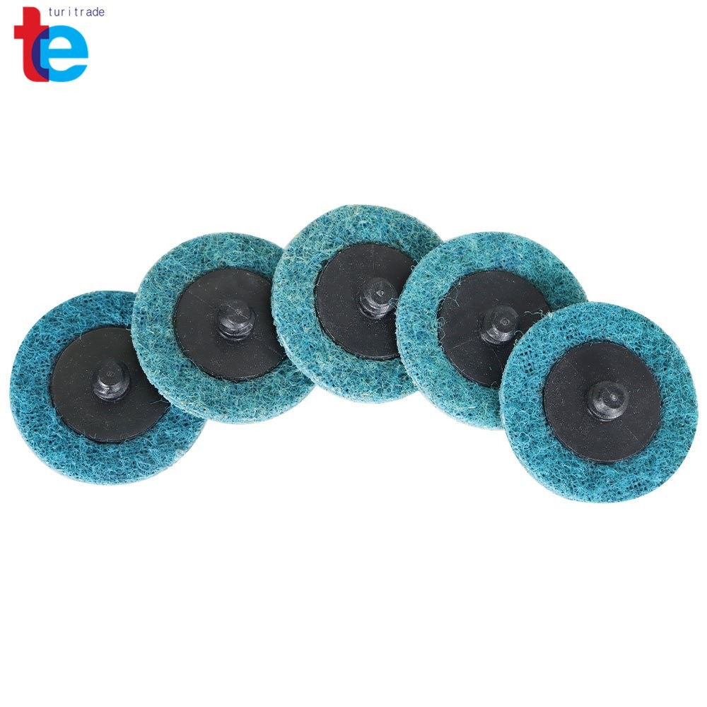 50 Pack Fine Surface Conditioning Discs Roll Lock Die Grinder Sanding Pads 2"