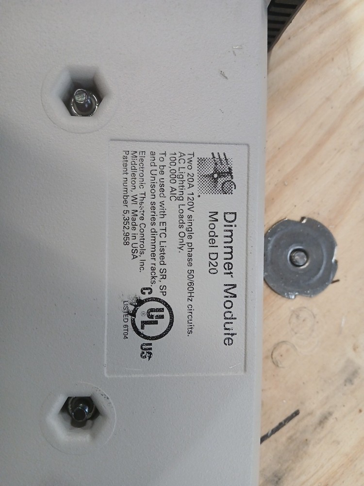 Etc D20 Dimmer Module Pack of 6