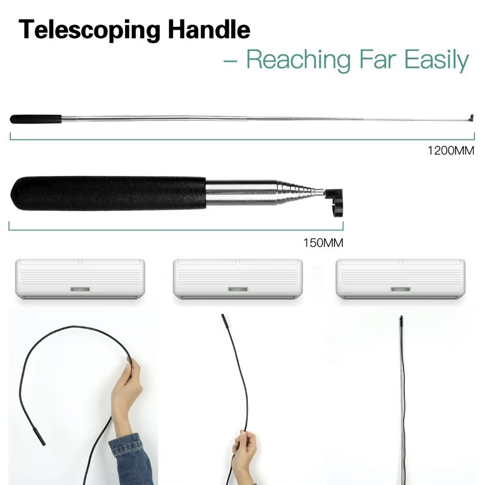 Endoscope Snake Camera with Light,Waterproof Camera for Android iPhone Gift