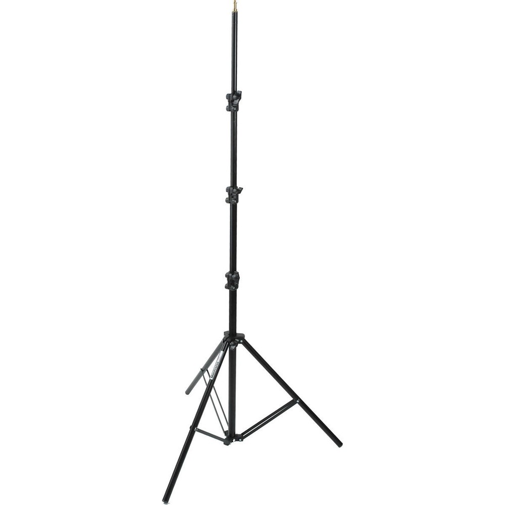 Manfrotto 9' Basic Black Lightstand, 4 Section, 5/8 Stud with 1/4"x20 Tip (#3333