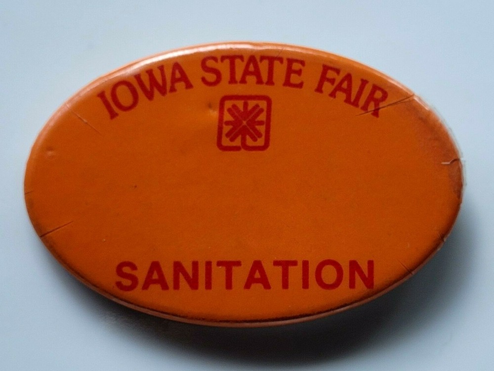IOWA STATE FAIR Vintage Pinback Button