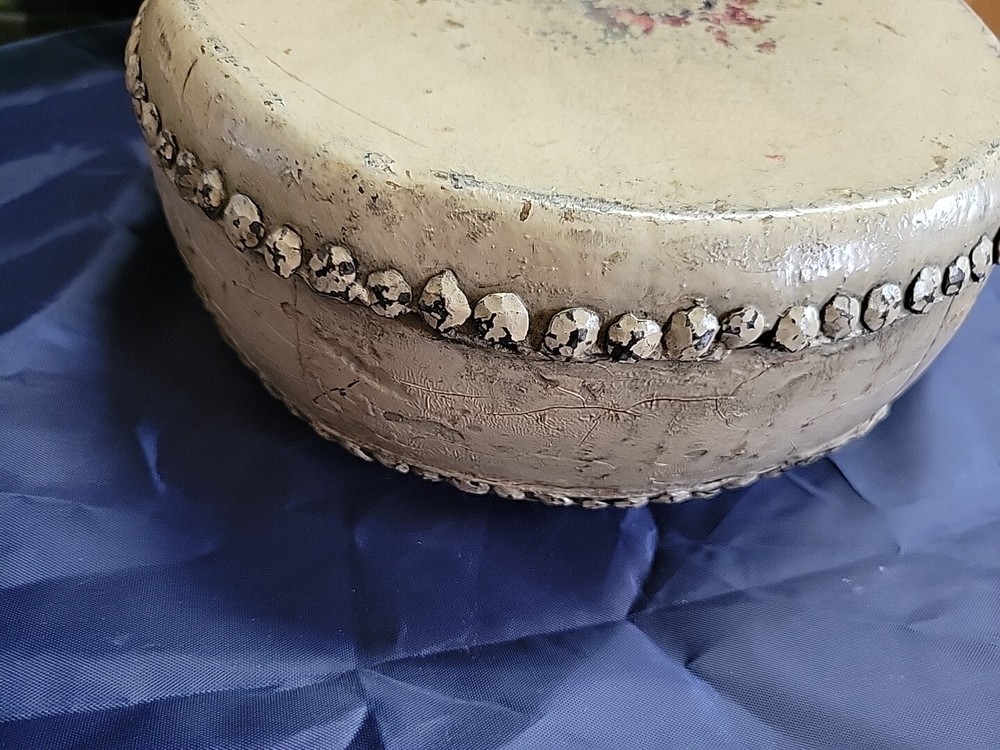 Antique Authentic Tom-Tom Drum 9.5” X 3.5”