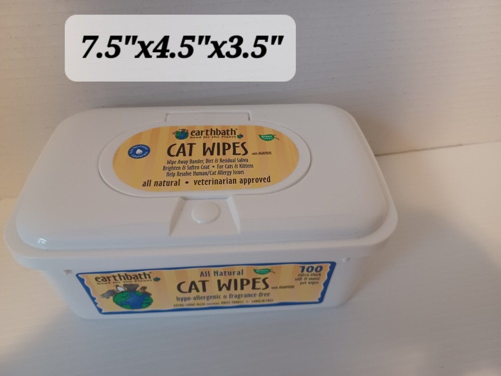 Earthbath Wipe Box White Plastic