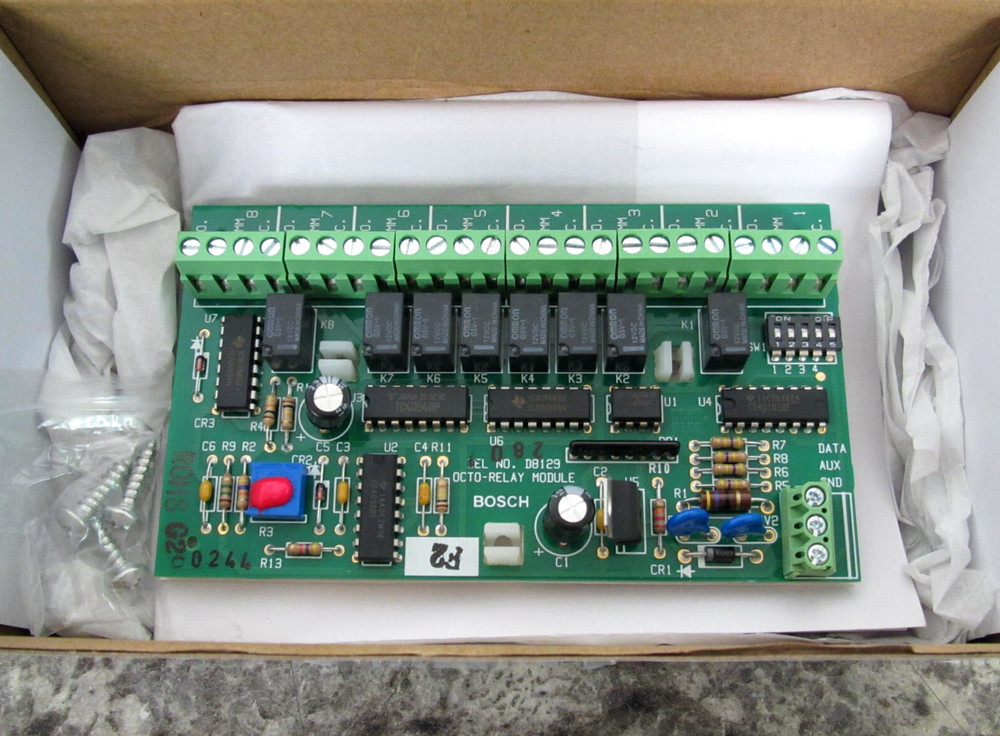 New Bosch D8129 / 4998800198 Security Alarm Octo Output / Relay Module