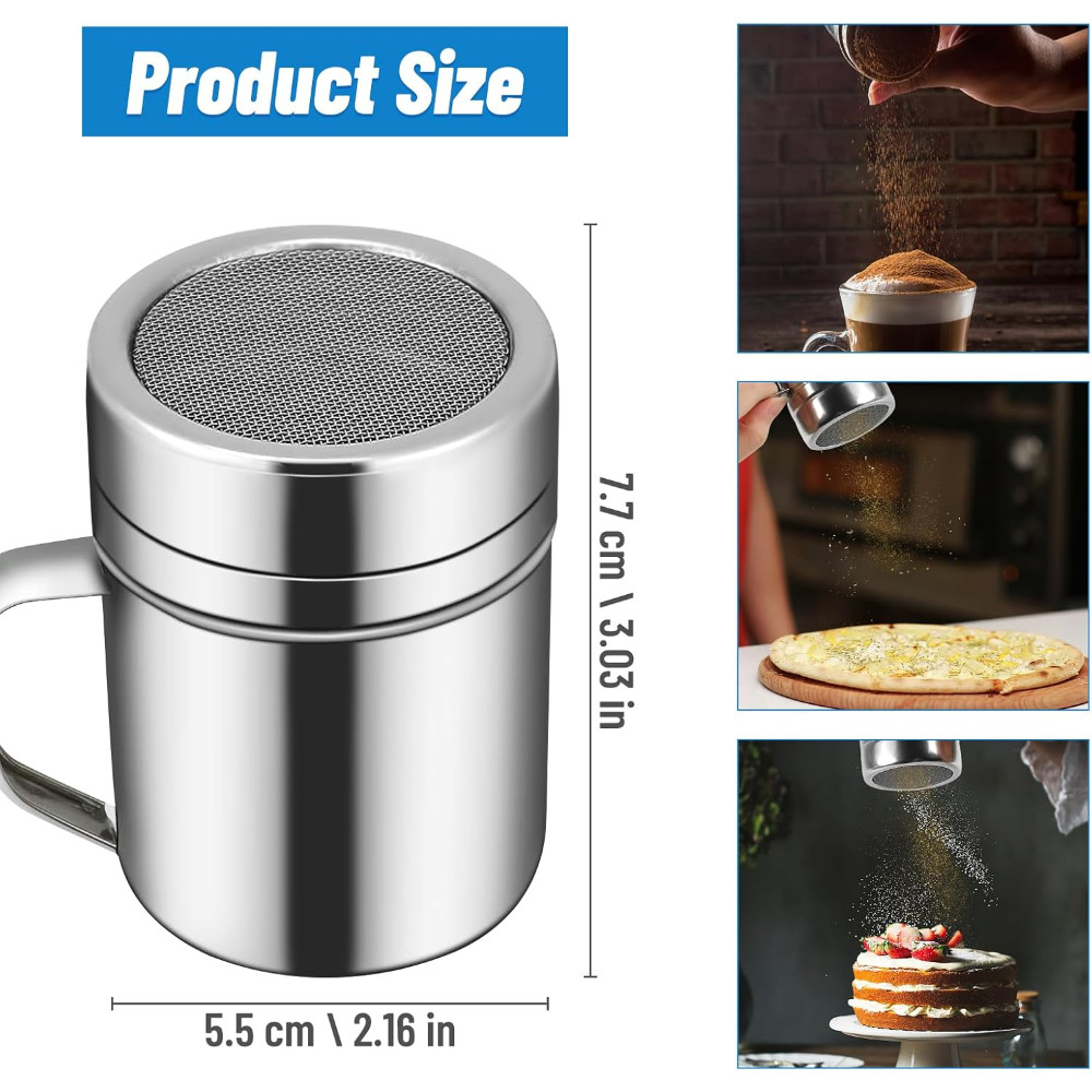 Cinnamon Powder Sugar Shaker Duster Dispenser