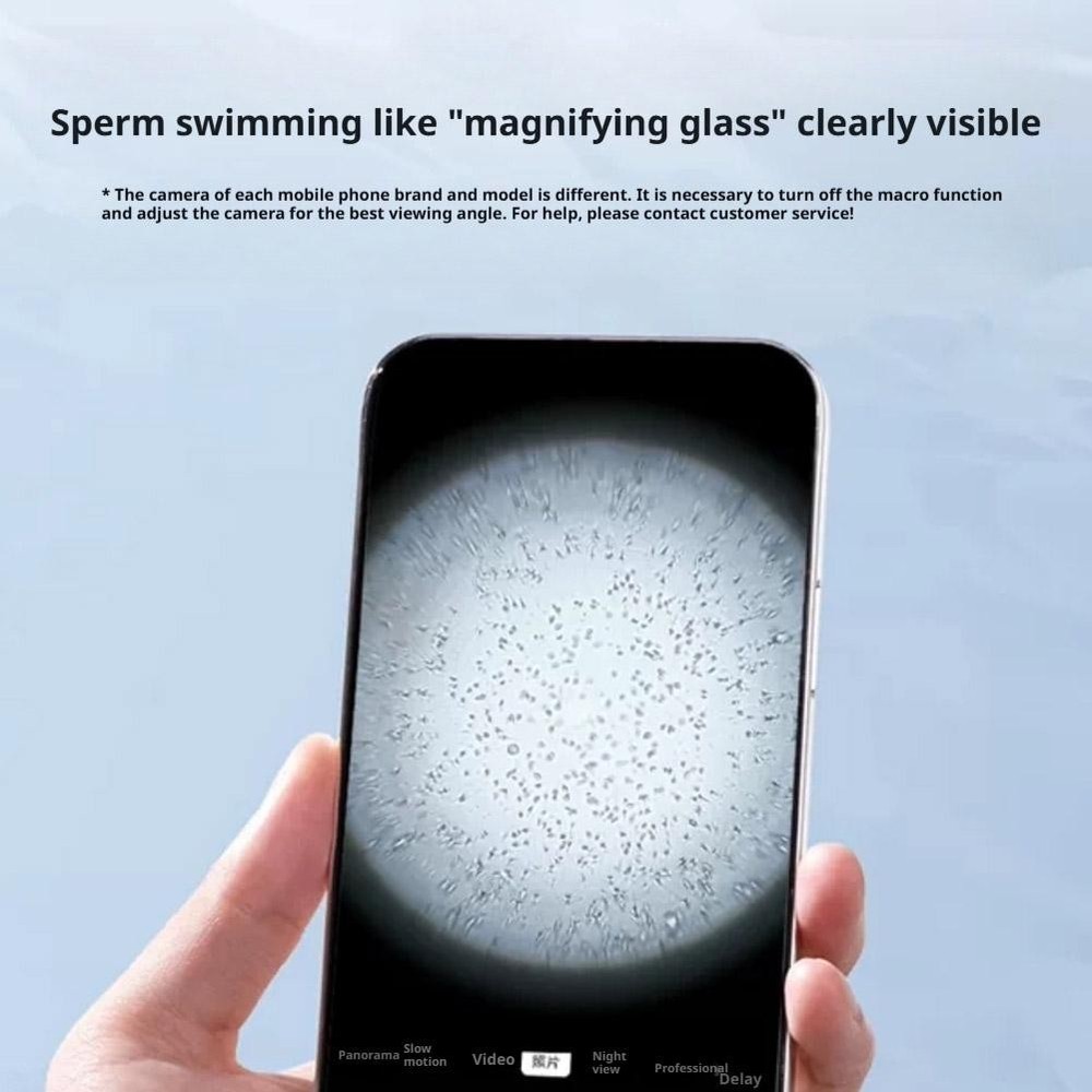 ·Mobile Phone Microscope Magnifying Glass Sperm Activity Detection J8X5