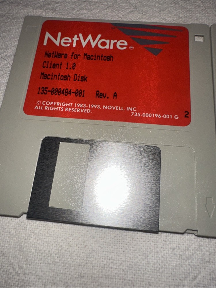 Novell Netware 3.12 ( Open Box ) Vintage