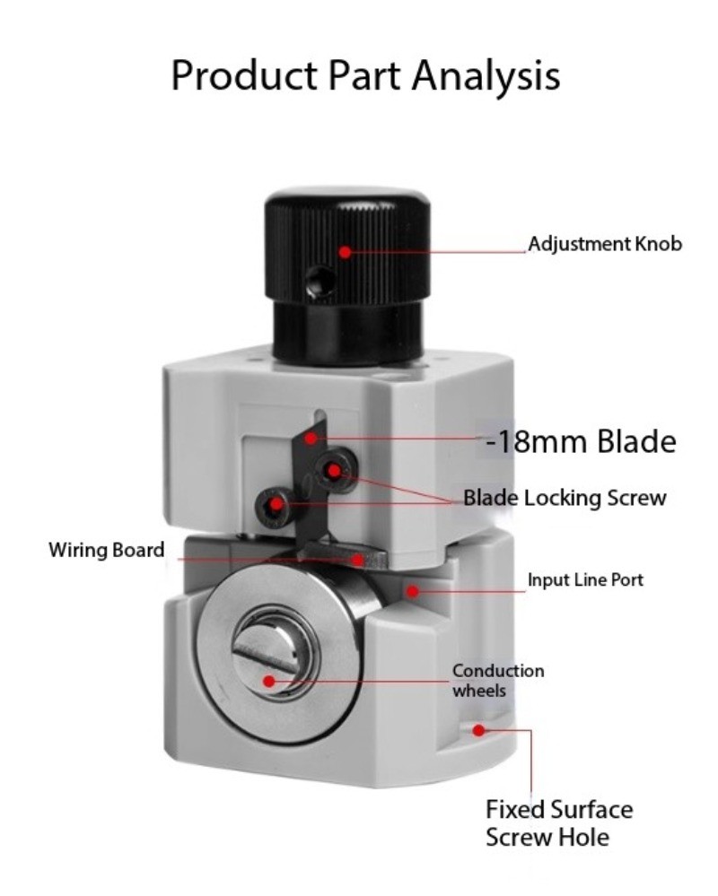 Portable Wire Stripper Manual Wire Stripping Tool 1-20mm Stripping Machine