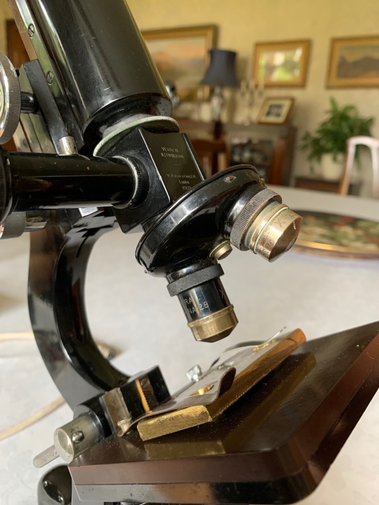 Vintage Watson Service - Reflected Light Metallurgical Microscope - c1950, Cased