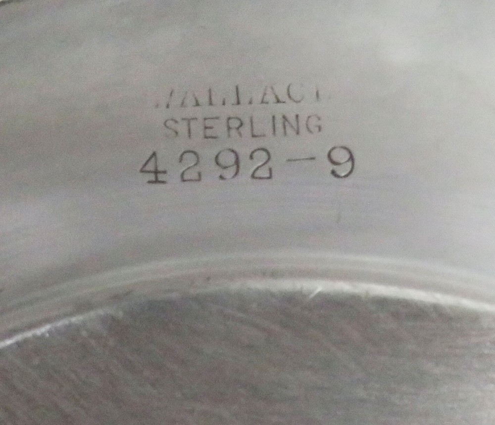 WALLACE LARKSPUR PATTERN STERLING SILVER 7" BOWL 4292-9