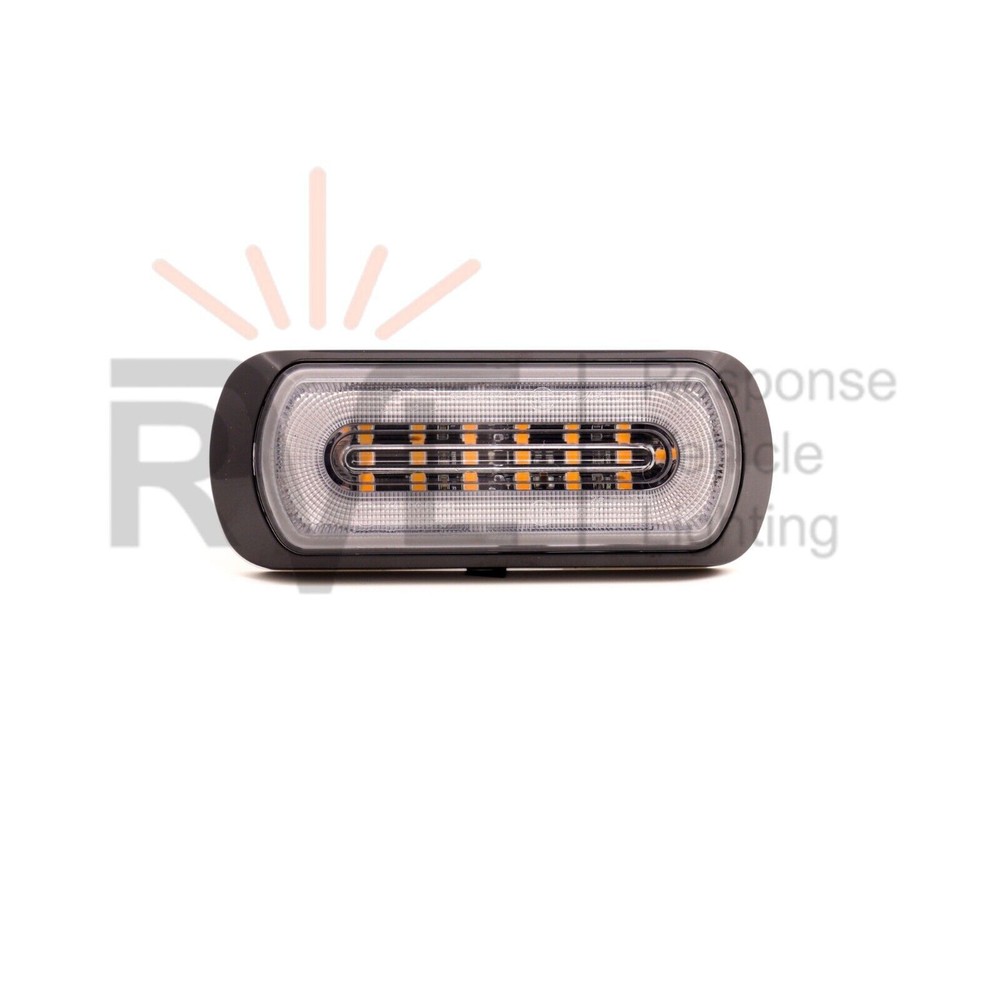 Halo Ring, Dual Function, Amber LED Strobe & White Marker Light R65 Flashing