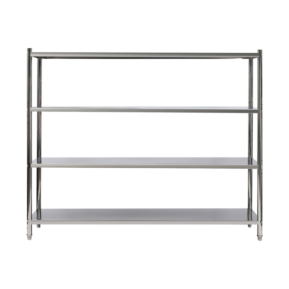 Stainless Steel Shelving, 4 Tier Adjustable Shelf Storage,Storage Assistant new
