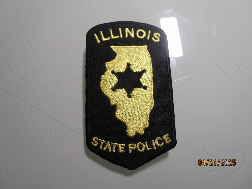 ILLINOIS STATE POLICE DEPT.   PATCH 4 in tall